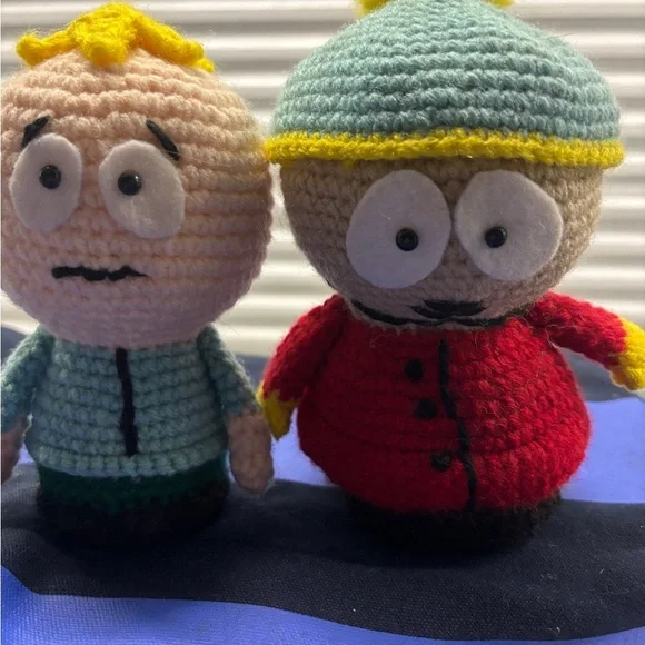 Crocheted Eric Cartman and Butters Figure South Park - Picture 2 of 7
